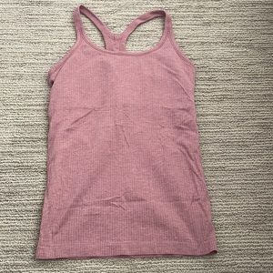 Lululemon Ebb to Street Tank Top, Mauve Pink